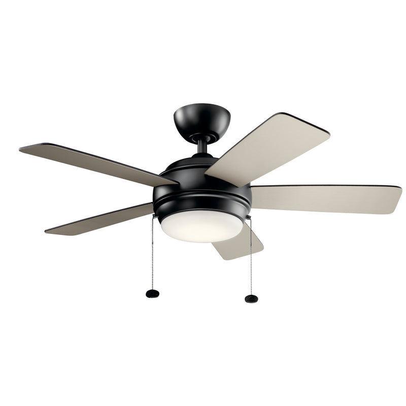 Kichler 330171SBK 42"Ceiling Fan, Satin Black (2)