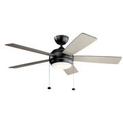 Kichler 330174SBK 52"Ceiling Fan, Satin Black (2)