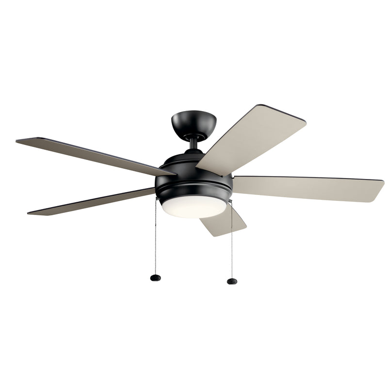 Kichler 330174SBK 52"Ceiling Fan, Satin Black (2)