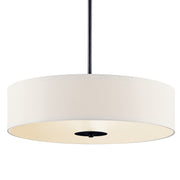 Kichler 42121BK Three Light Pendant/Semi Flush, Black (2)