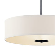Kichler 42121BK Three Light Pendant/Semi Flush, Black (5)
