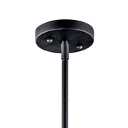 Kichler 42121BK Three Light Pendant/Semi Flush, Black (6)