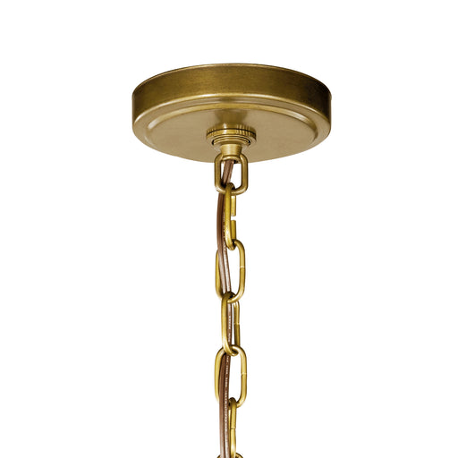Kichler 42138NBR Four Light Foyer Pendant, Natural Brass (2)