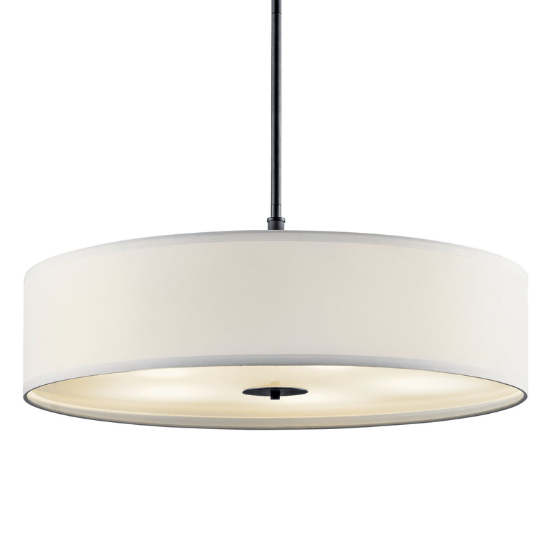 Kichler 42196BK Five Light Pendant, Black (2)