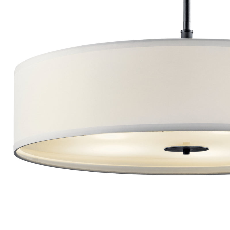 Kichler 42196BK Five Light Pendant, Black (3)