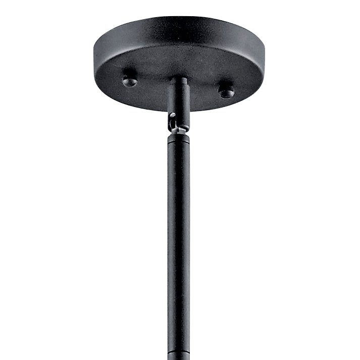 Kichler 42196BK Five Light Pendant, Black (4)