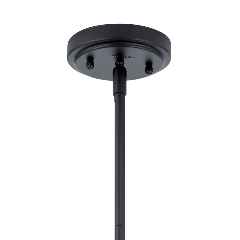 Kichler 42456BK One Light Pendant, Black (4)