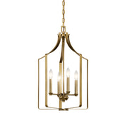 Kichler 42496NBR Four Light Mini Chandelier, Natural Brass (3)