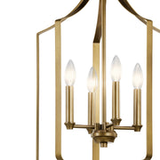 Kichler 42496NBR Four Light Mini Chandelier, Natural Brass (4)