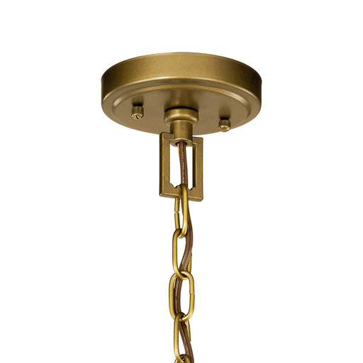 Kichler 42499NBR Three Light Pendant, Natural Brass (2)