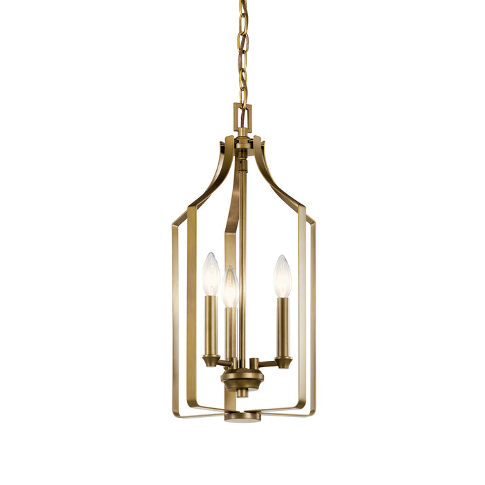 Kichler 42499NBR Three Light Pendant, Natural Brass (3)