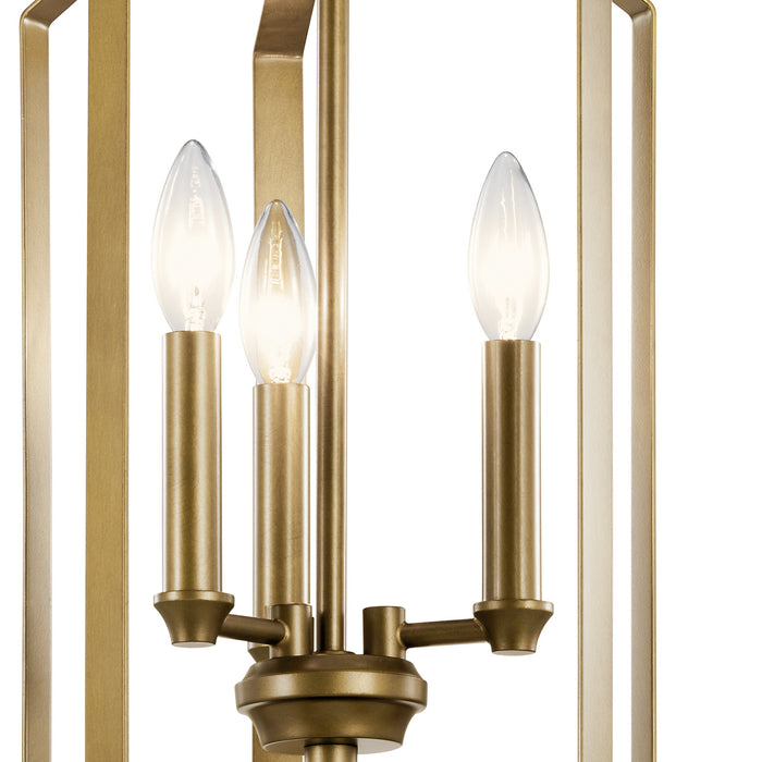 Kichler 42499NBR Three Light Pendant, Natural Brass (4)