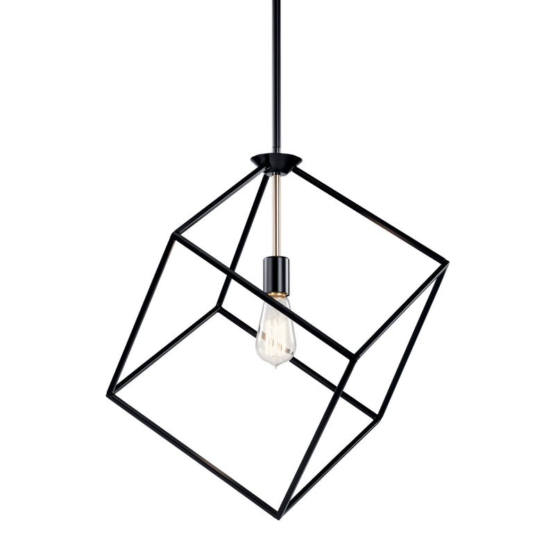 Kichler 42525BK One Light Pendant, Black (2)