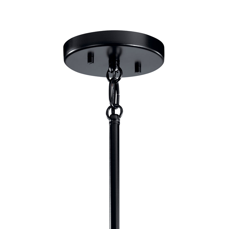 Kichler 42526BK Eight Light Chandelier, Black (4)
