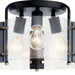 Kichler 42954BK Thoreau Three Light Semi Flush Mount, Black Alternate Image.jpg