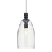 Kichler 43090BK One Light Pendant, Black (2)
