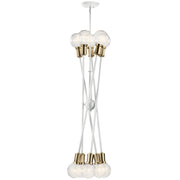 Kichler 43119WH Ten Light Chandelier, White (2)