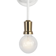 Kichler 43195WH Two Light Wall Sconce, White (4)