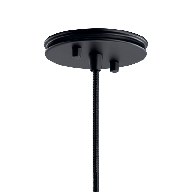 Kichler 43683BK One Light Pendant, Black (4)