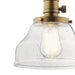 Kichler 43850NBR One Light Mini Pendant, Natural Brass (3)