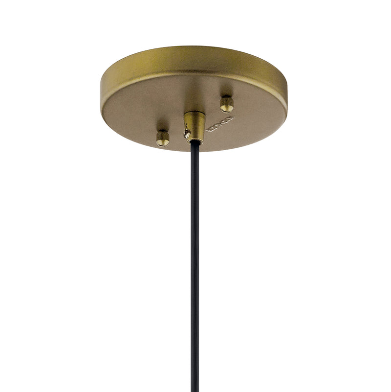 Kichler 43851NBR One Light Mini Pendant, Natural Brass (4)
