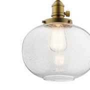 Kichler 43852NBR One Light Mini Pendant, Natural Brass (3)