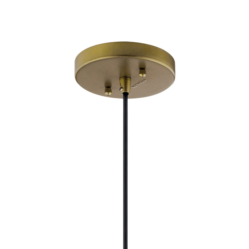 Kichler 43852NBR One Light Mini Pendant, Natural Brass (4)