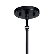 Kichler 43859BK Six Light Chandelier, Black (4)