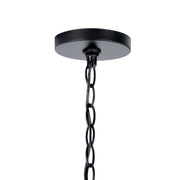 Kichler 43998BK Four Light Foyer Pendant, Black (4)
