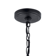 Kichler 44029BK Three Light Mini Chandelier, Black (5)