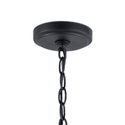 Kichler 44030BK Five Light Chandelier, Black (5)