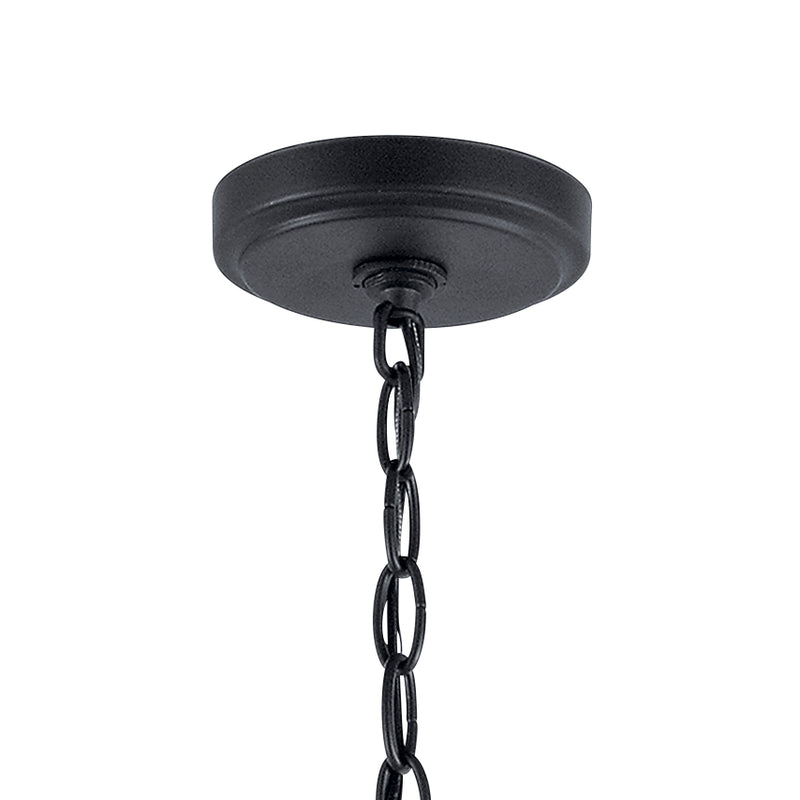 Kichler 44030BK Five Light Chandelier, Black (5)