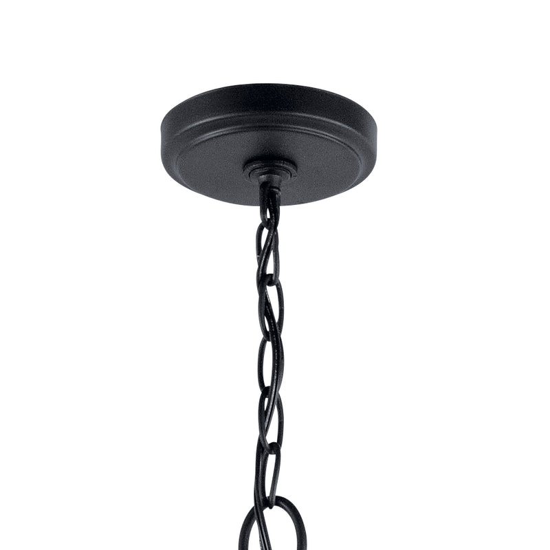 Kichler 44031BK Nine Light Chandelier, Black (4)