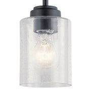 Kichler 44032BK One Light Mini Pendant, Black (3)