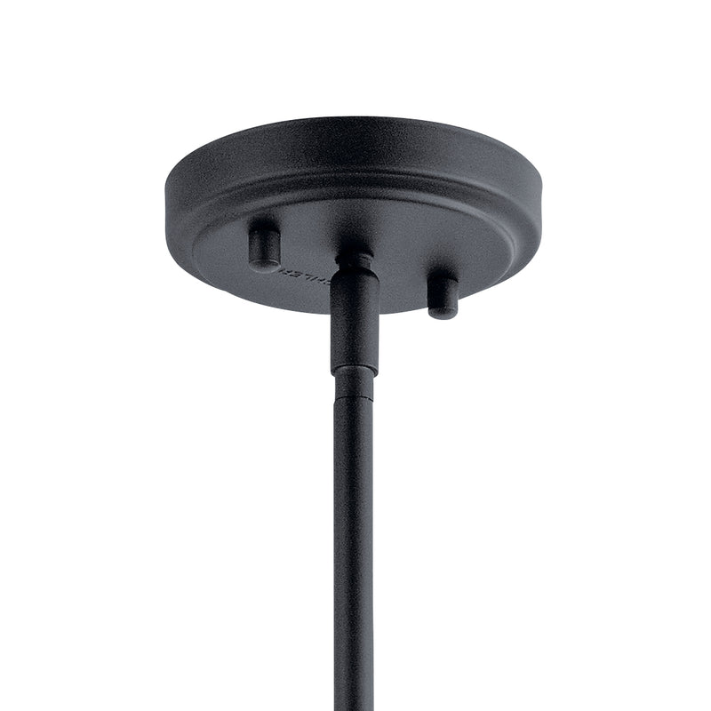 Kichler 44032BK One Light Mini Pendant, Black (4)