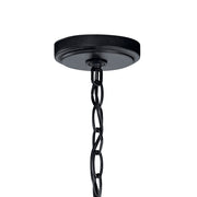 Kichler 44034BK Three Light Chandelier, Black (4)