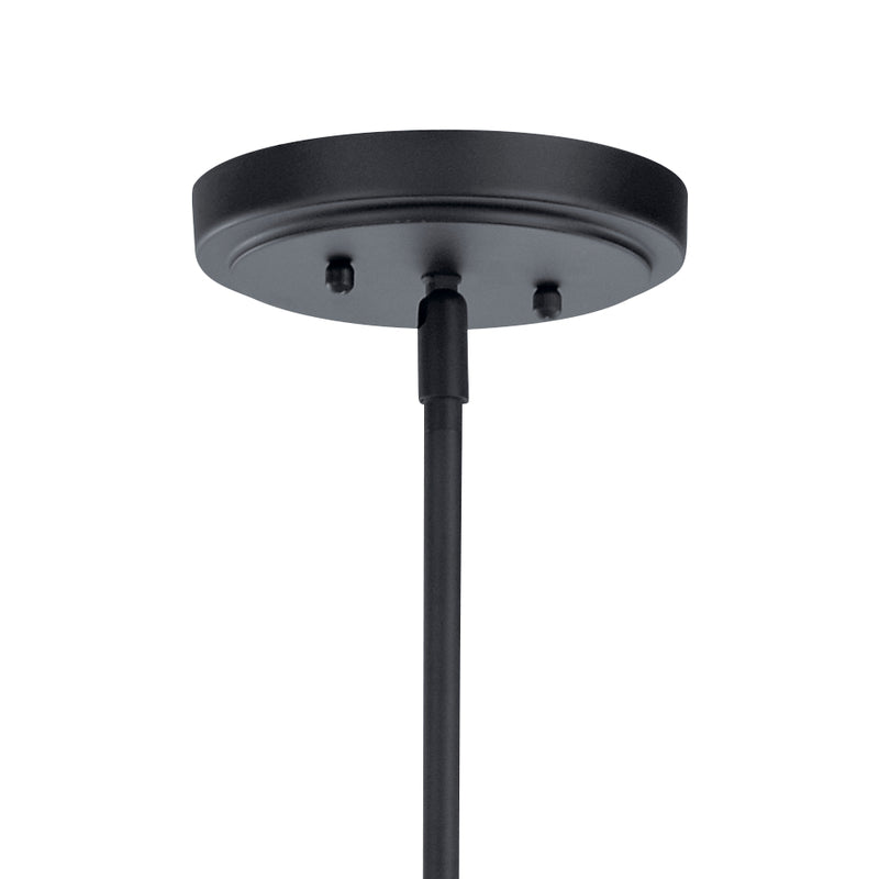 Kichler 44035BK Eight Light Chandelier, Black (4)