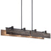 Kichler 44181BKT Ridgewood Eight Light Linear Chandelier, Textured Black Alternate Image.jpg