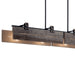 Kichler 44181BKT Ridgewood Eight Light Linear Chandelier, Textured Black Alternate Image 3.jpg