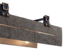 Kichler 44181BKT Ridgewood Eight Light Linear Chandelier, Textured Black Alternate Image 4.jpg