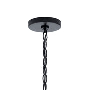 Kichler 44377BKCS Five Light Chandelier, Black (4)