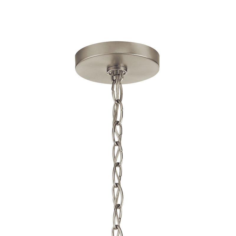 Kichler 44377NICS Five Light Chandelier, Brushed Nickel (4)