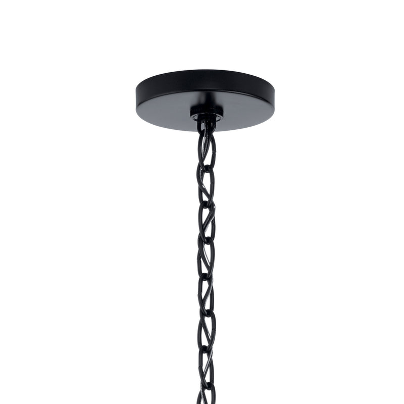 Kichler 44378BKCS Nine Light Chandelier, Black (4)