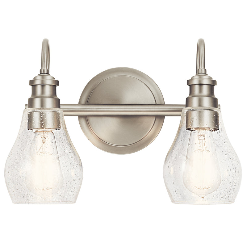 Kichler 45391NI Two Light Bath, Brushed Nickel (2)
