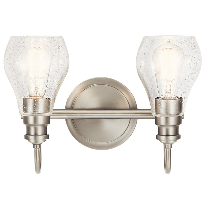 Kichler 45391NI Two Light Bath, Brushed Nickel (3)