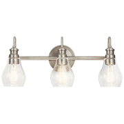 Kichler 45392NI Three Light Bath, Brushed Nickel (2)