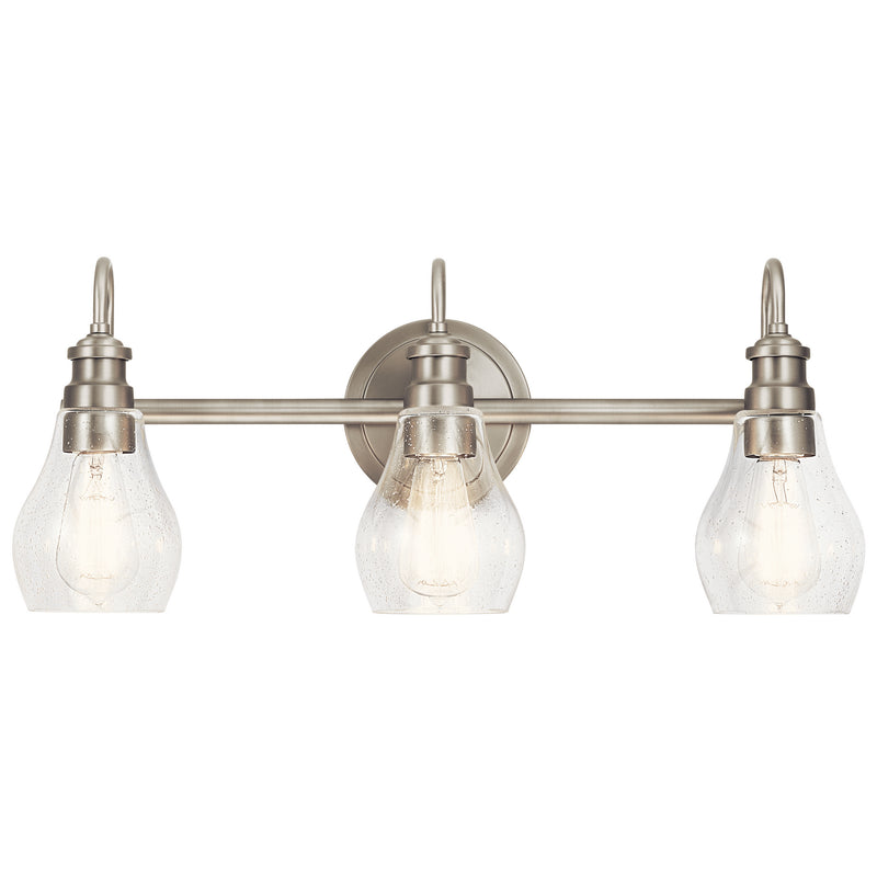 Kichler 45392NI Three Light Bath, Brushed Nickel (2)