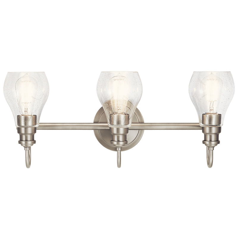 Kichler 45392NI Three Light Bath, Brushed Nickel (3)
