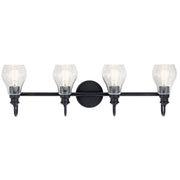 Kichler 45393BK Four Light Bath, Black (3)