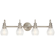 Kichler 45393NI Four Light Bath, Brushed Nickel (2)